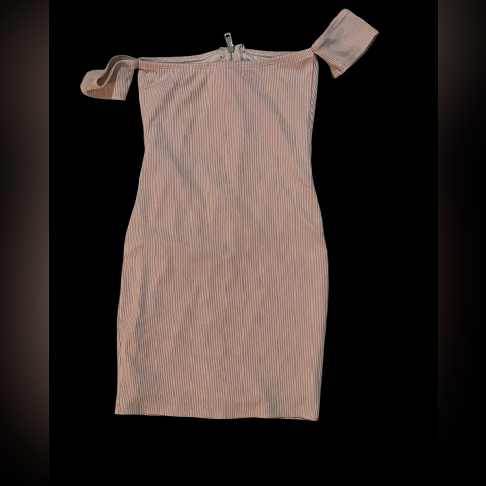 Pink Off-Shoulder Bodycon Dress for‎ Night Out